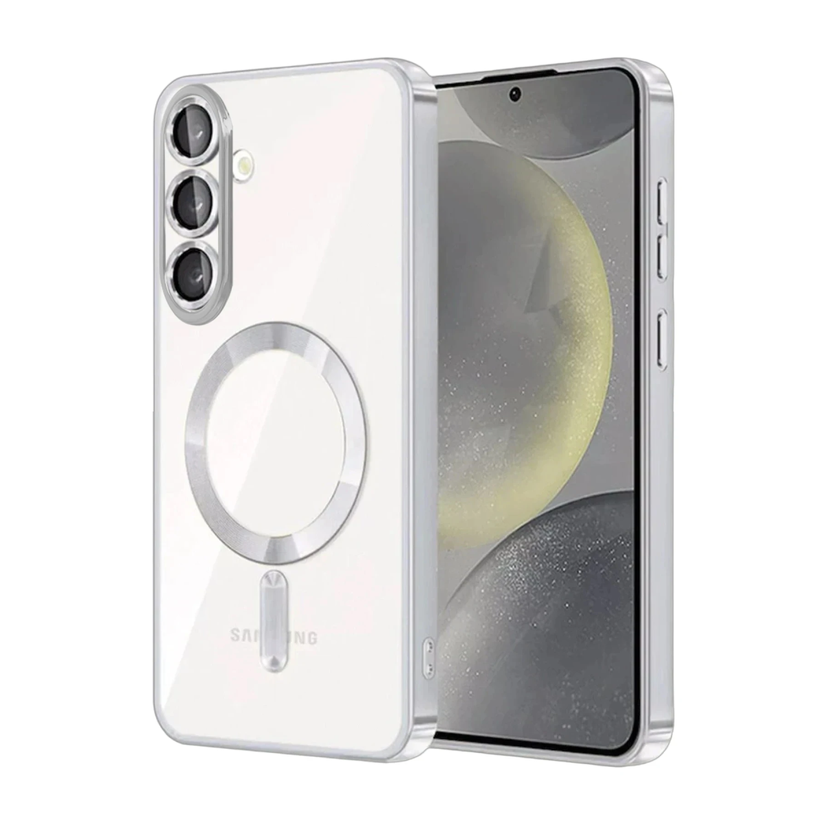 Samsung Galaxy S25 FE Kross Magneticsafe Kapak - Gümüş