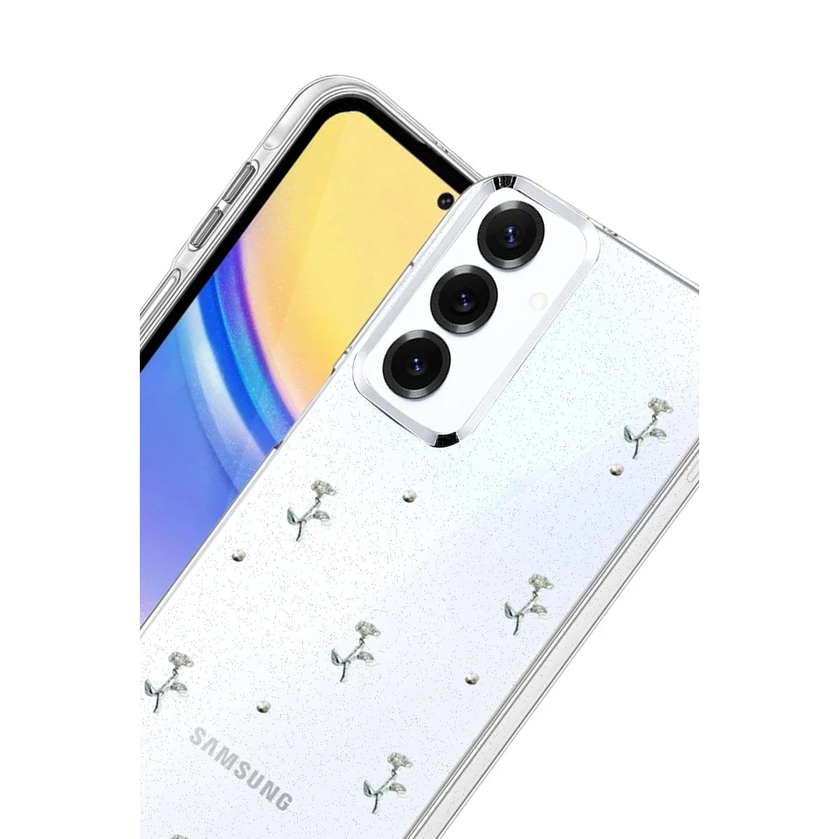 Samsung Galaxy S25 Fiyonk Desenli Kapak - Desen 4