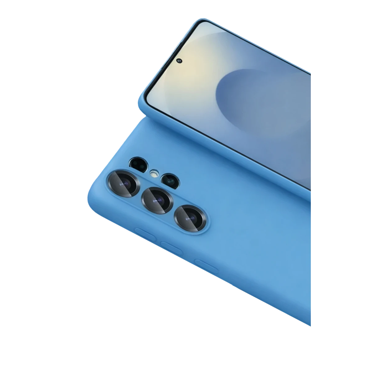 Samsung Galaxy S26 Ultra Nano içi Kadife Silikon - Mavi