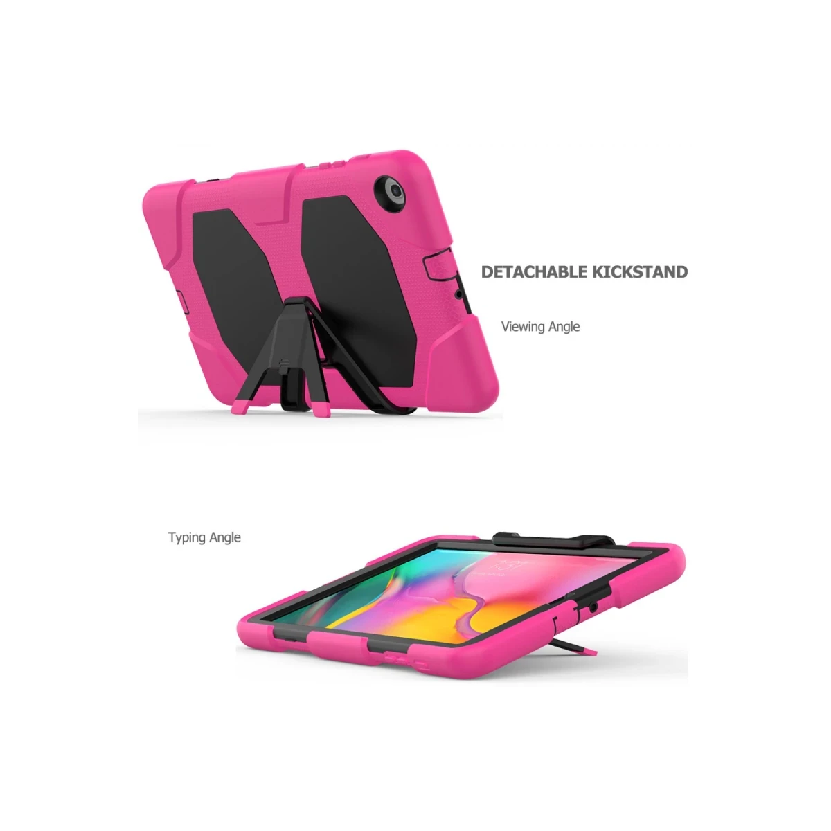 Samsung Galaxy T510 Tab A 10.1 Kılıf Griffin Tablet Kapak - Pembe