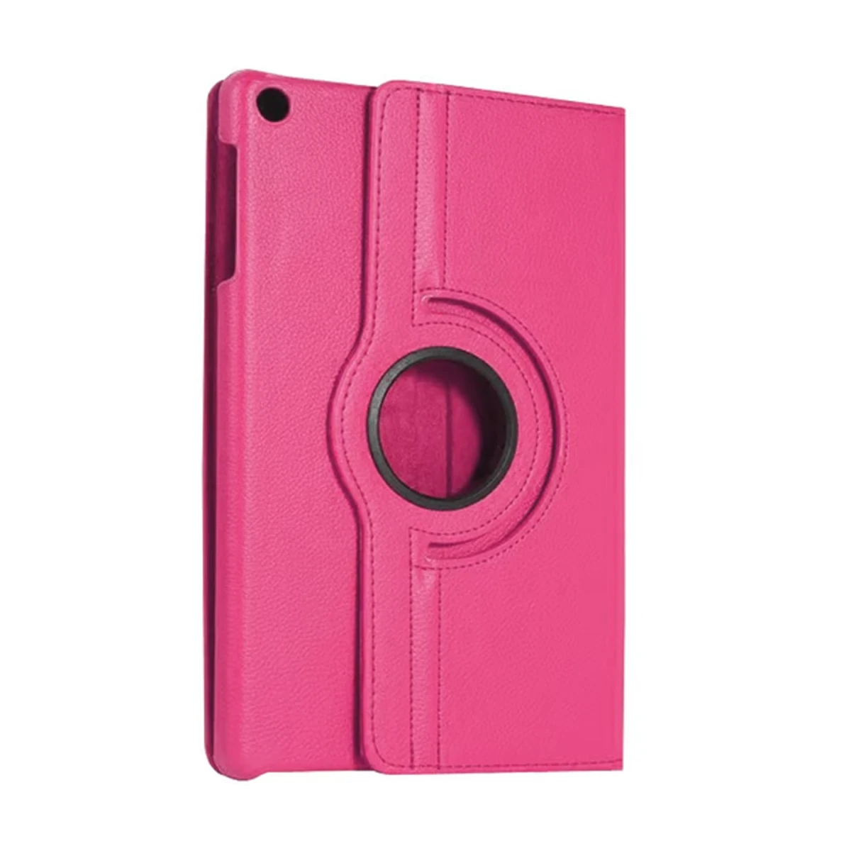 Samsung Galaxy Tab A11 360 Tablet Deri Kılıf - Pembe