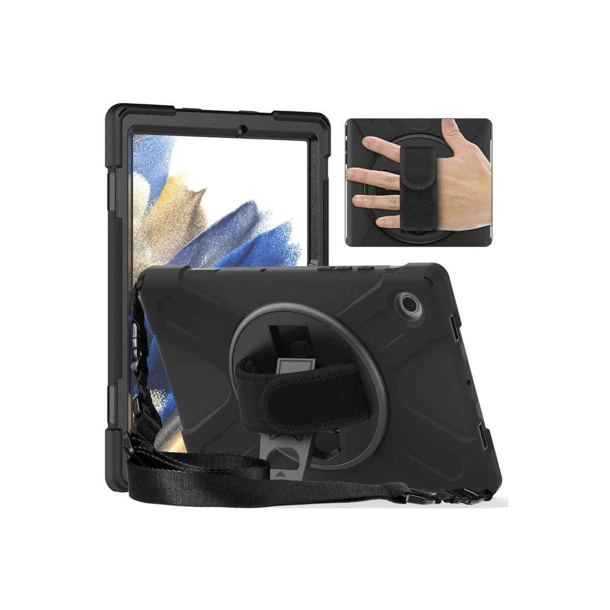 Samsung Galaxy X200 Tab A8 10.5 Kılıf Amazing Tablet Kapak - Turuncu