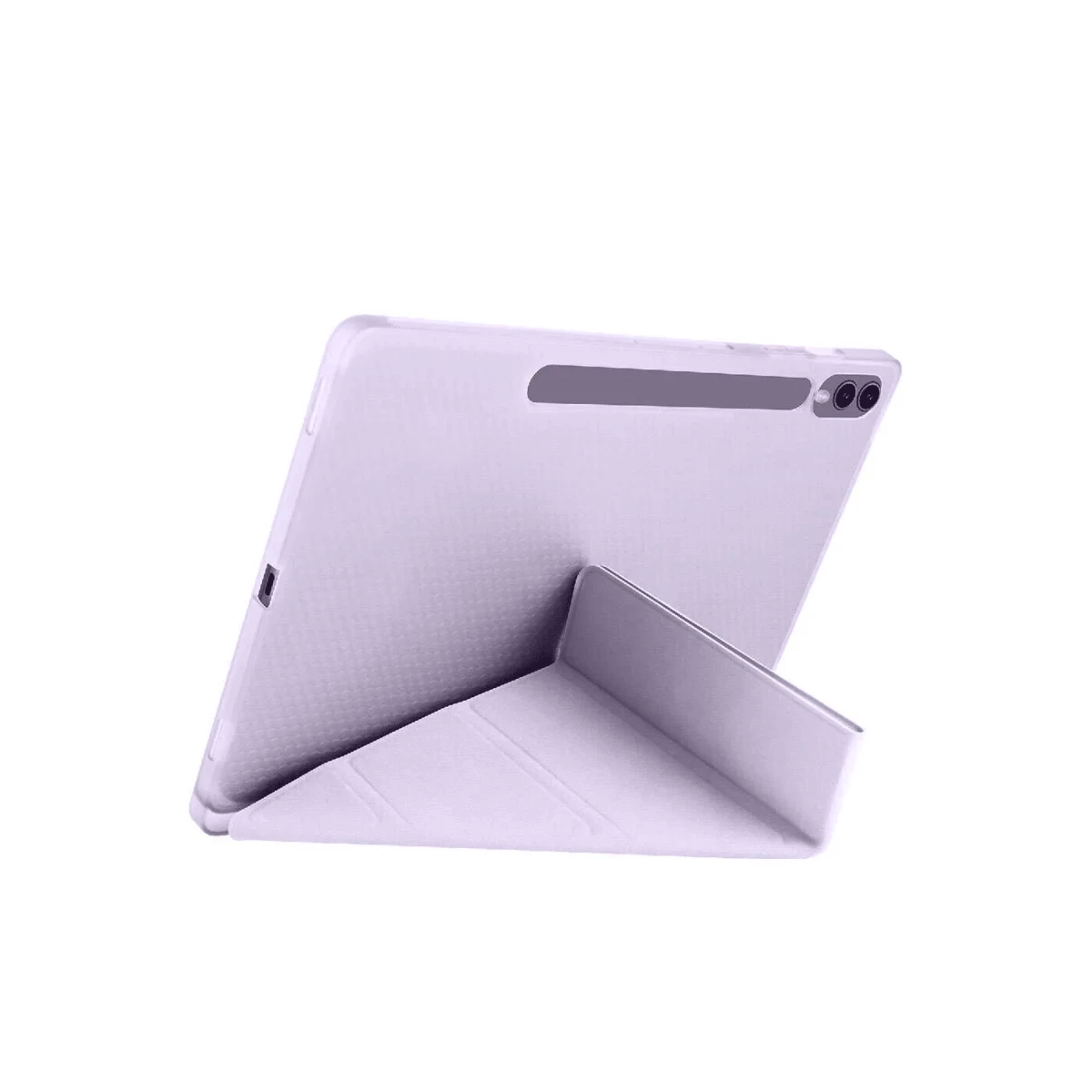 Samsung Galaxy X610 Tab S9 FE Plus 12.4 Kılıf Kalemlikli Mars Tablet Kılıfı - Lila