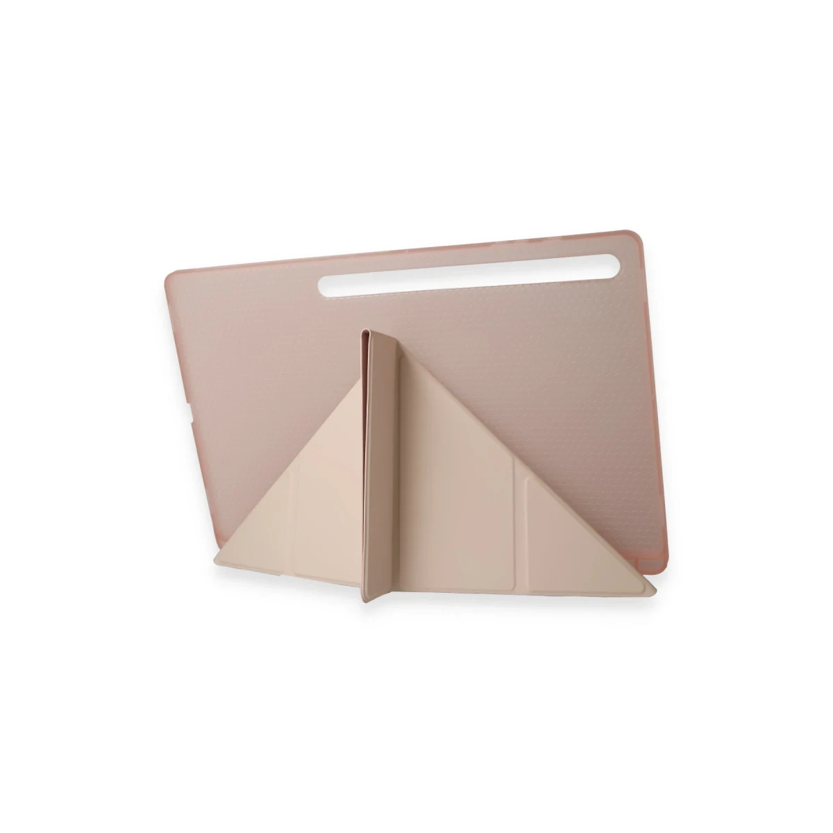 Samsung Galaxy X910 Tab S9 Ultra 14.6 Kılıf Kalemlikli Mars Tablet Kılıfı - Rose Gold
