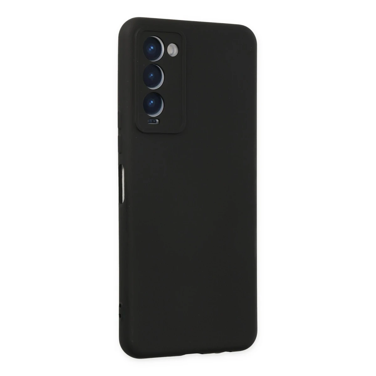 Tecno Camon 18 Kılıf Nano içi Kadife Silikon - Siyah