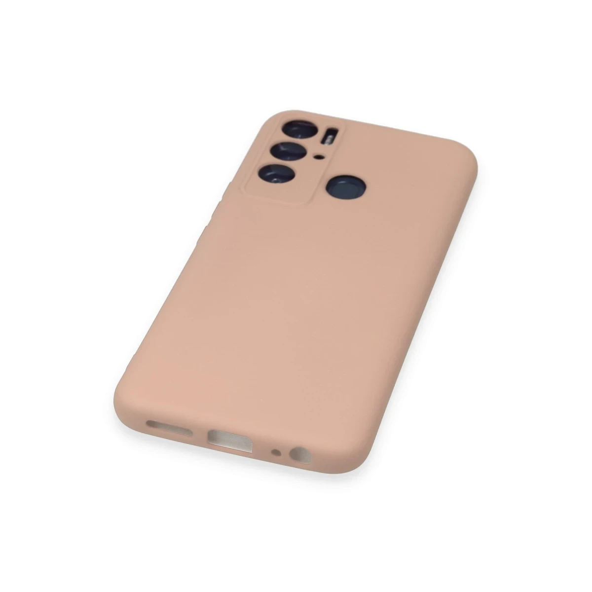 Tecno Pova Neo Kılıf Nano içi Kadife Silikon - Pudra