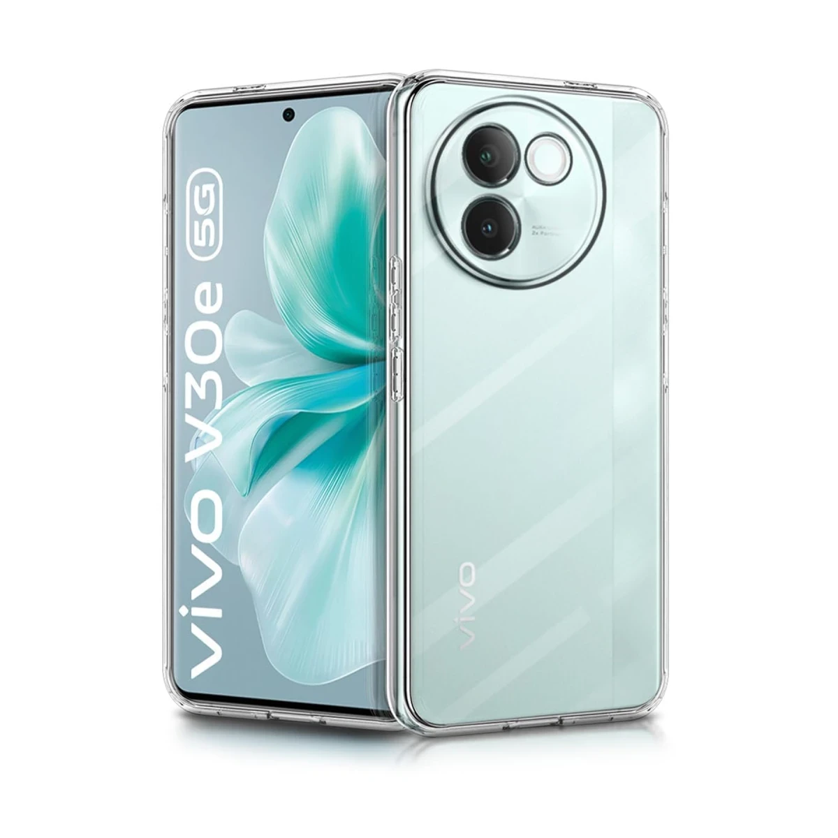 Vivo V30e Kılıf Lüx Şeffaf Silikon