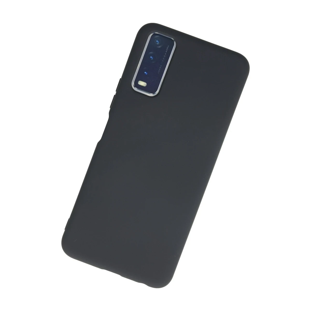 Vivo Y11S Kılıf Nano içi Kadife Silikon - Gri