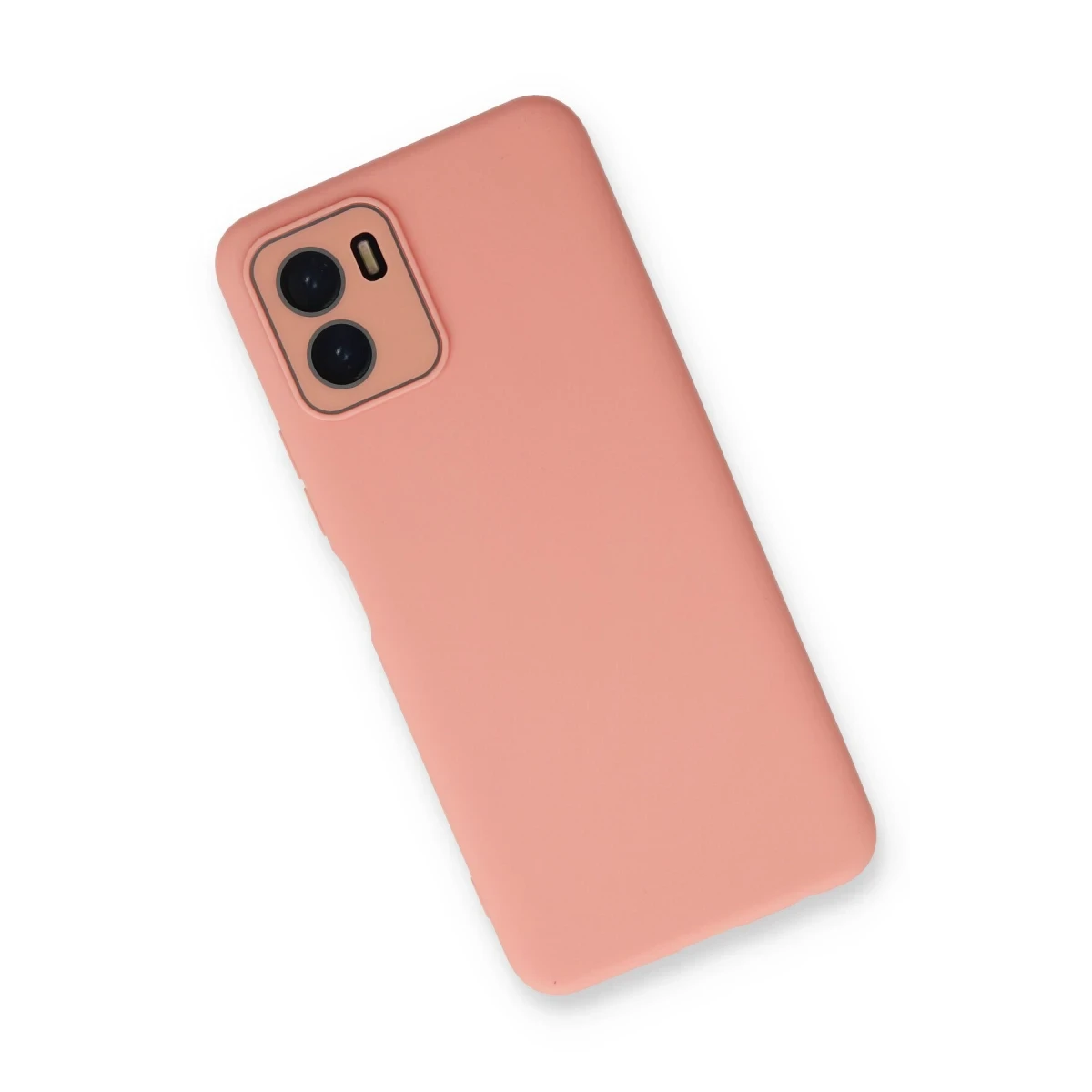 Vivo Y15S Kılıf Lansman Glass Kapak - Pembe