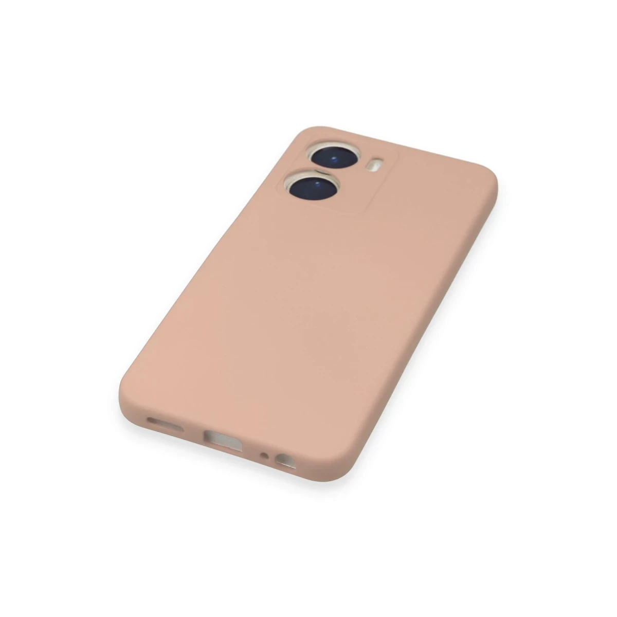 Vivo Y16 Kılıf Nano içi Kadife Silikon - Pudra