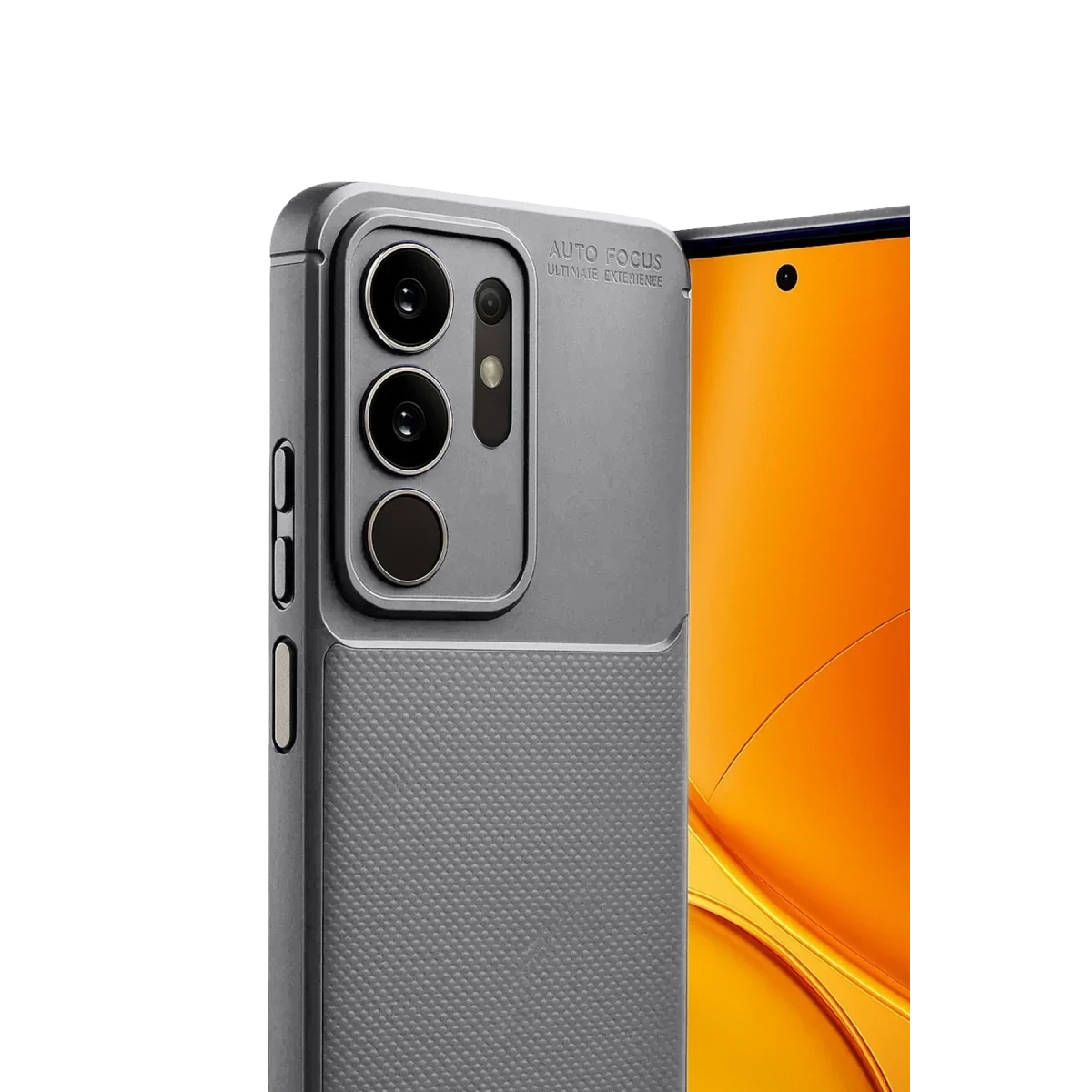 Vivo Y29 4G Auto Focus Karbon Kapak - Gri