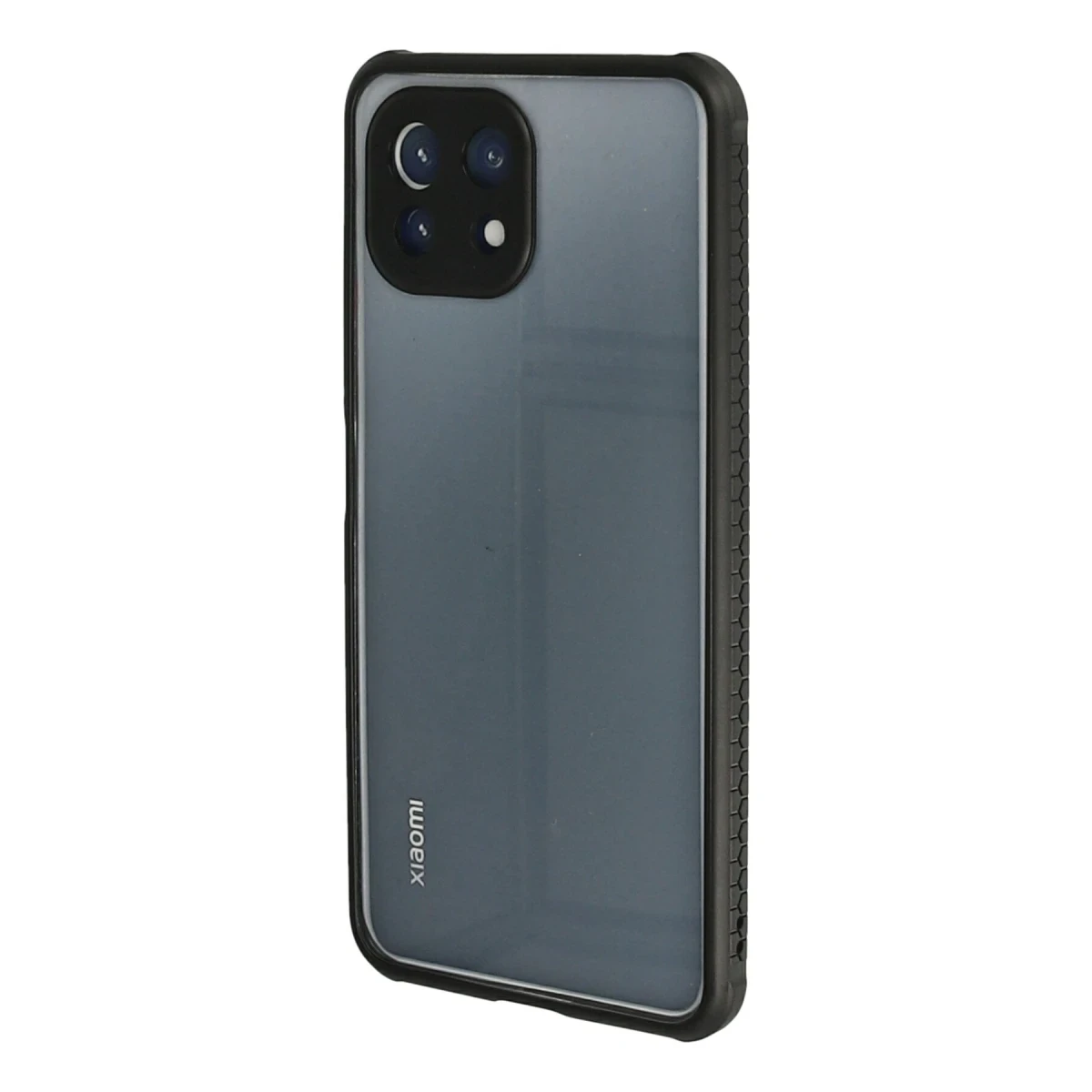 Xiaomi Mİ 11 Lite Kılıf Miami Şeffaf Silikon - Siyah