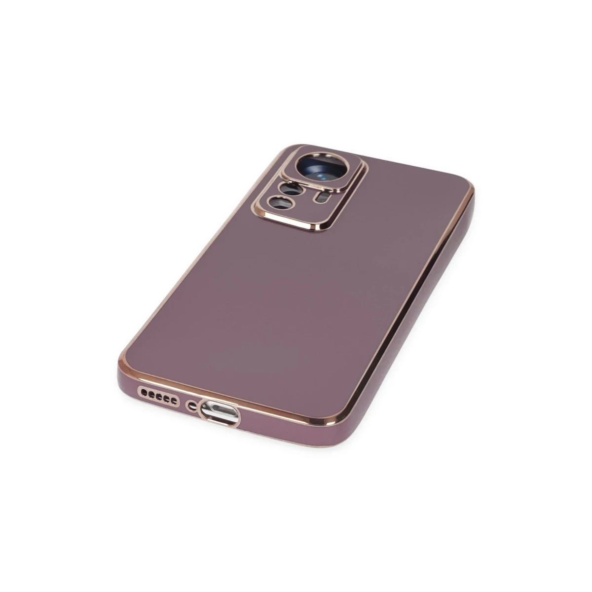 Xiaomi Mi 12T Pro Kılıf Volet Silikon - Mor