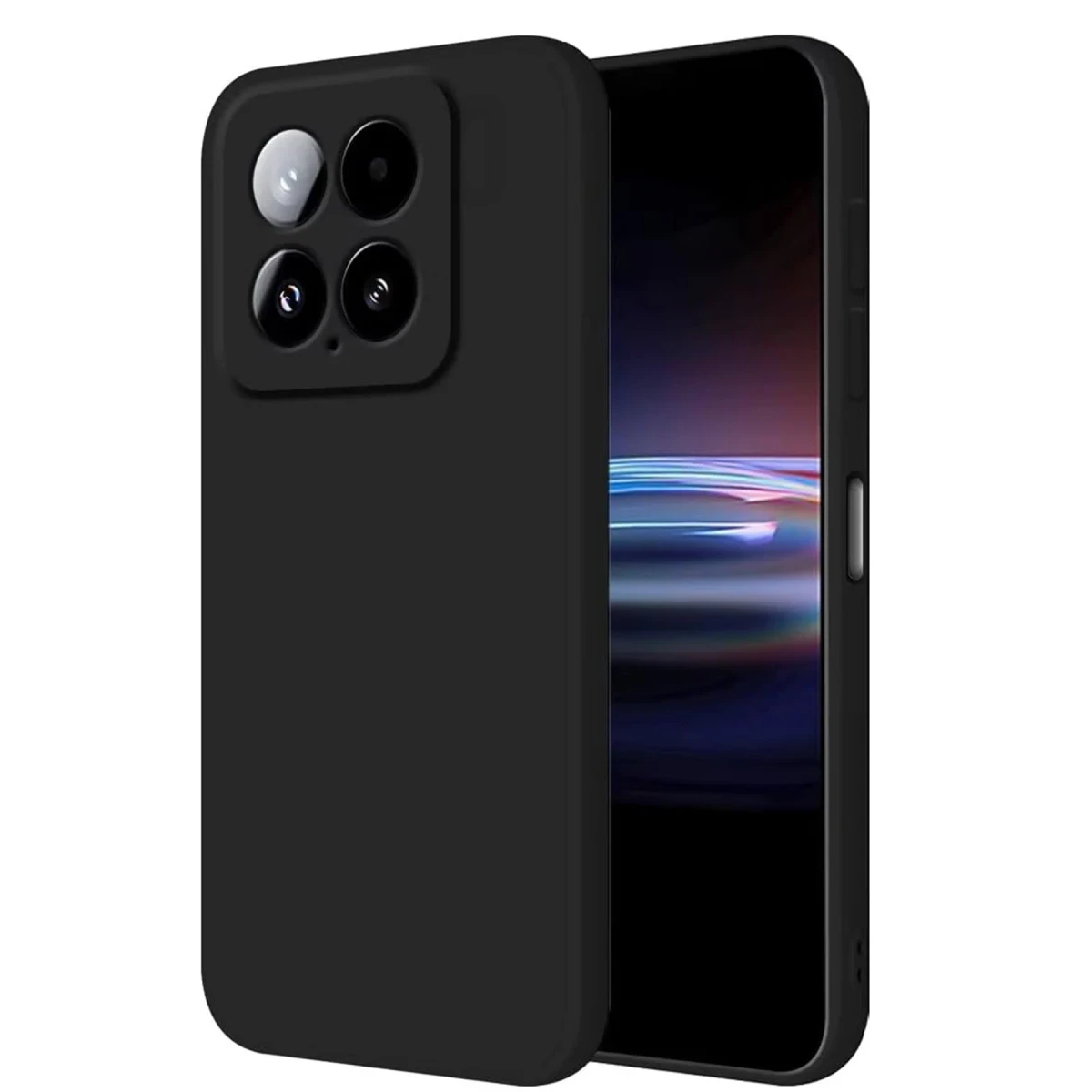 Xiaomi Mi 14T Pro Kılıf Nano içi Kadife Silikon - Siyah