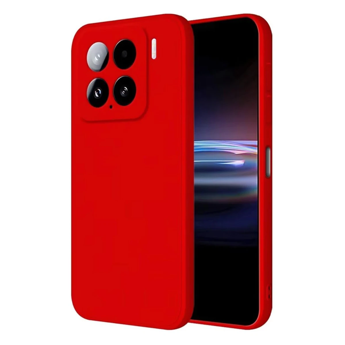 Xiaomi Mi 15 Kılıf Nano içi Kadife Silikon - Kırmızı