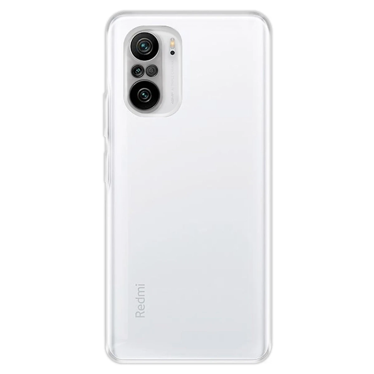 Xiaomi Poco F3 Kılıf Deluxe 2mm Şeffaf Silikon - Şeffaf