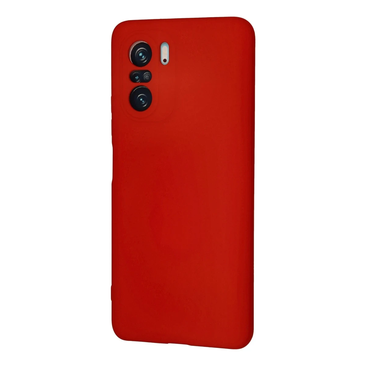 Xiaomi Poco F3 Kılıf Nano içi Kadife Silikon - Kırmızı