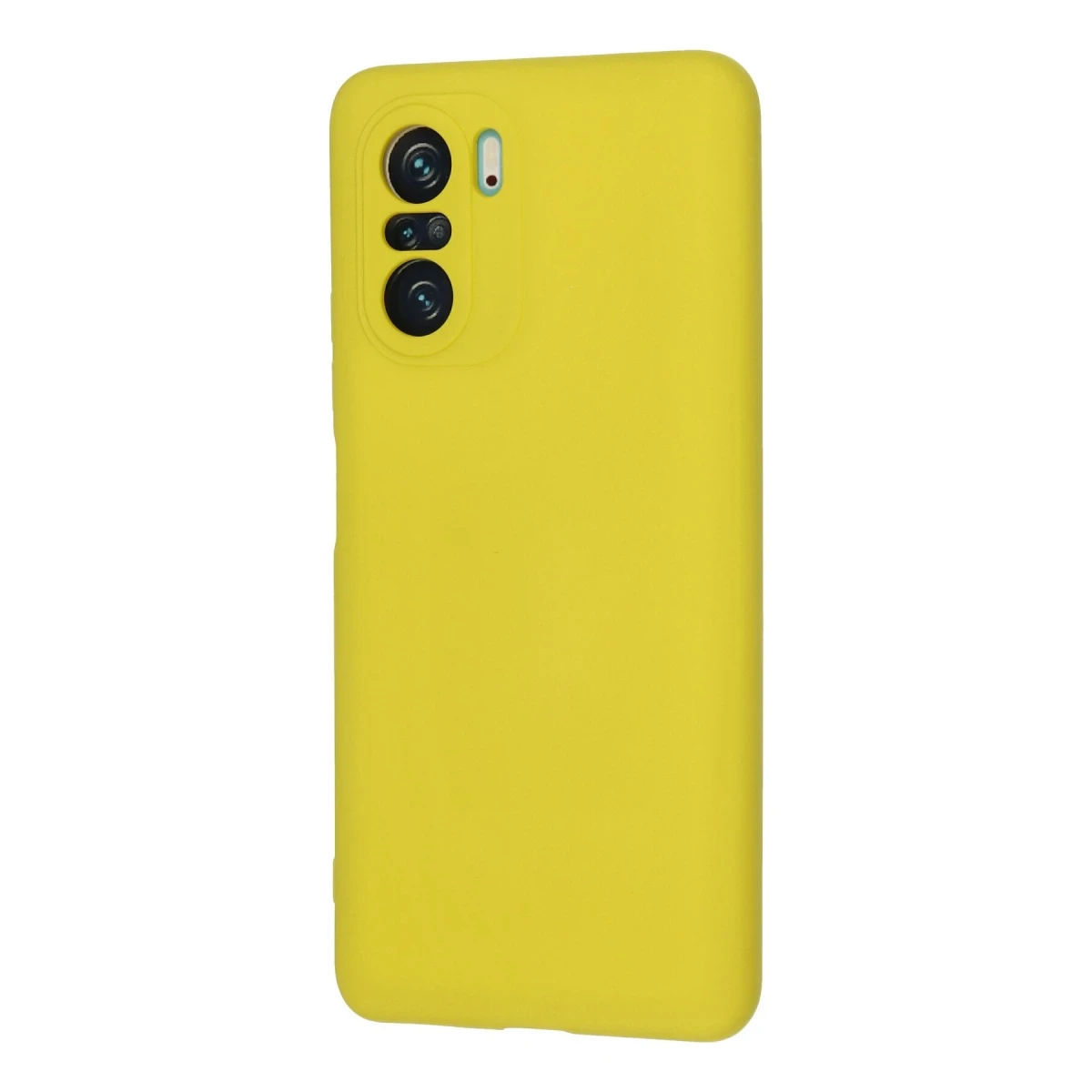 Xiaomi Poco F3 Kılıf Nano içi Kadife Silikon - Sarı