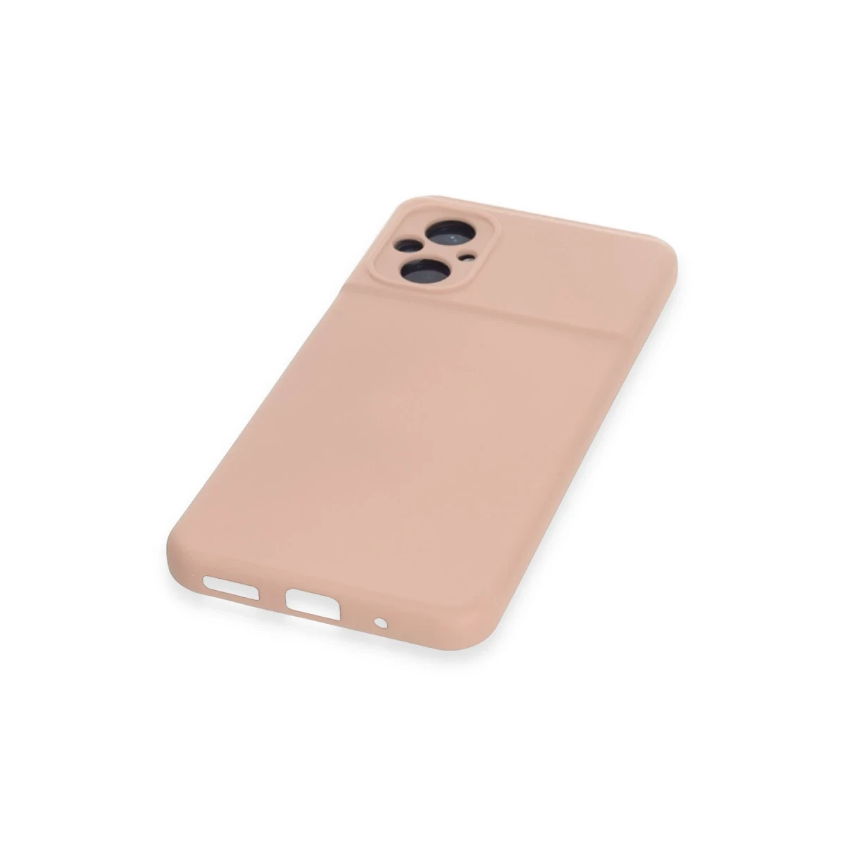 Xiaomi Poco M5 Kılıf Nano içi Kadife Silikon - Pudra