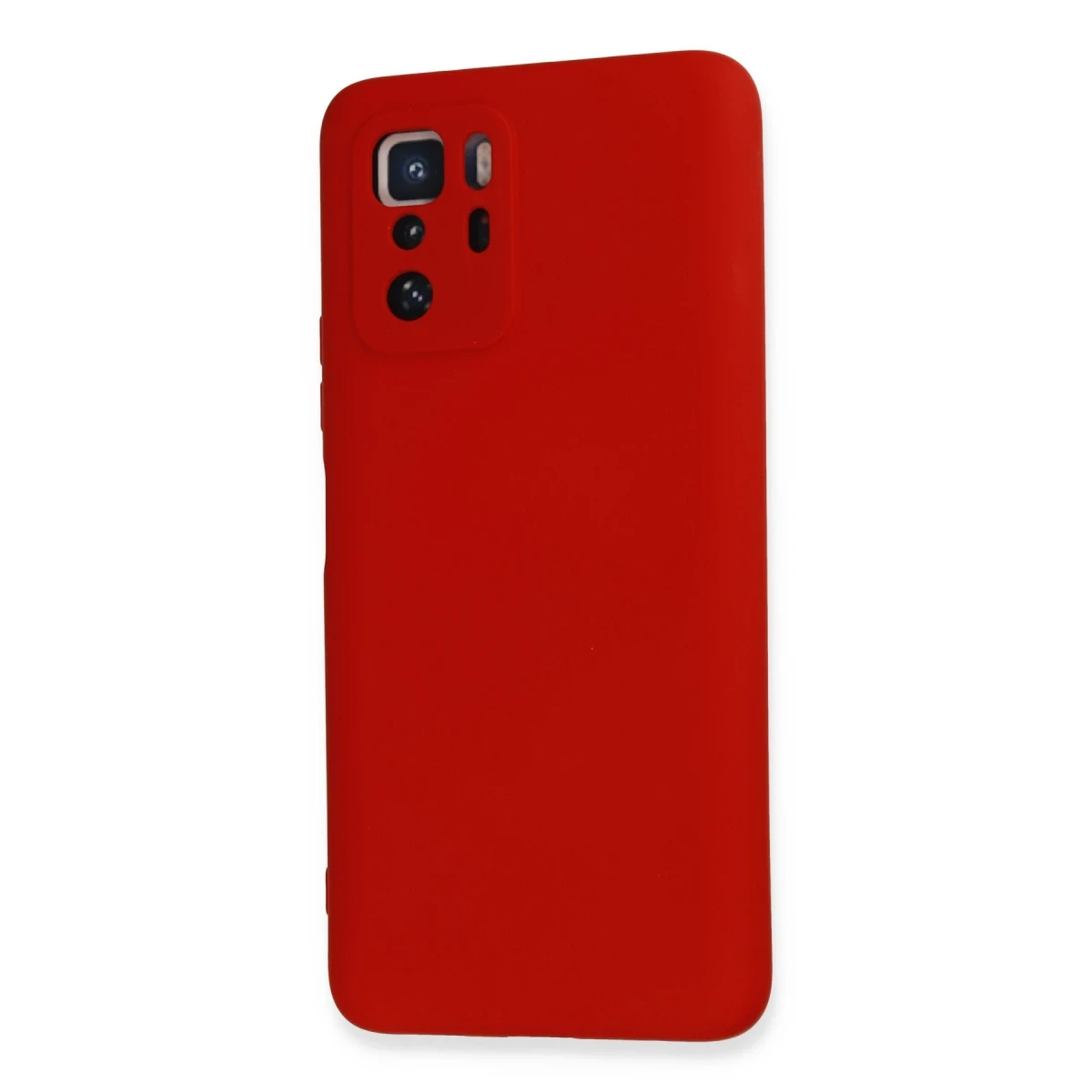 Xiaomi Poco X3 GT Kılıf Nano içi Kadife Silikon - Kırmızı