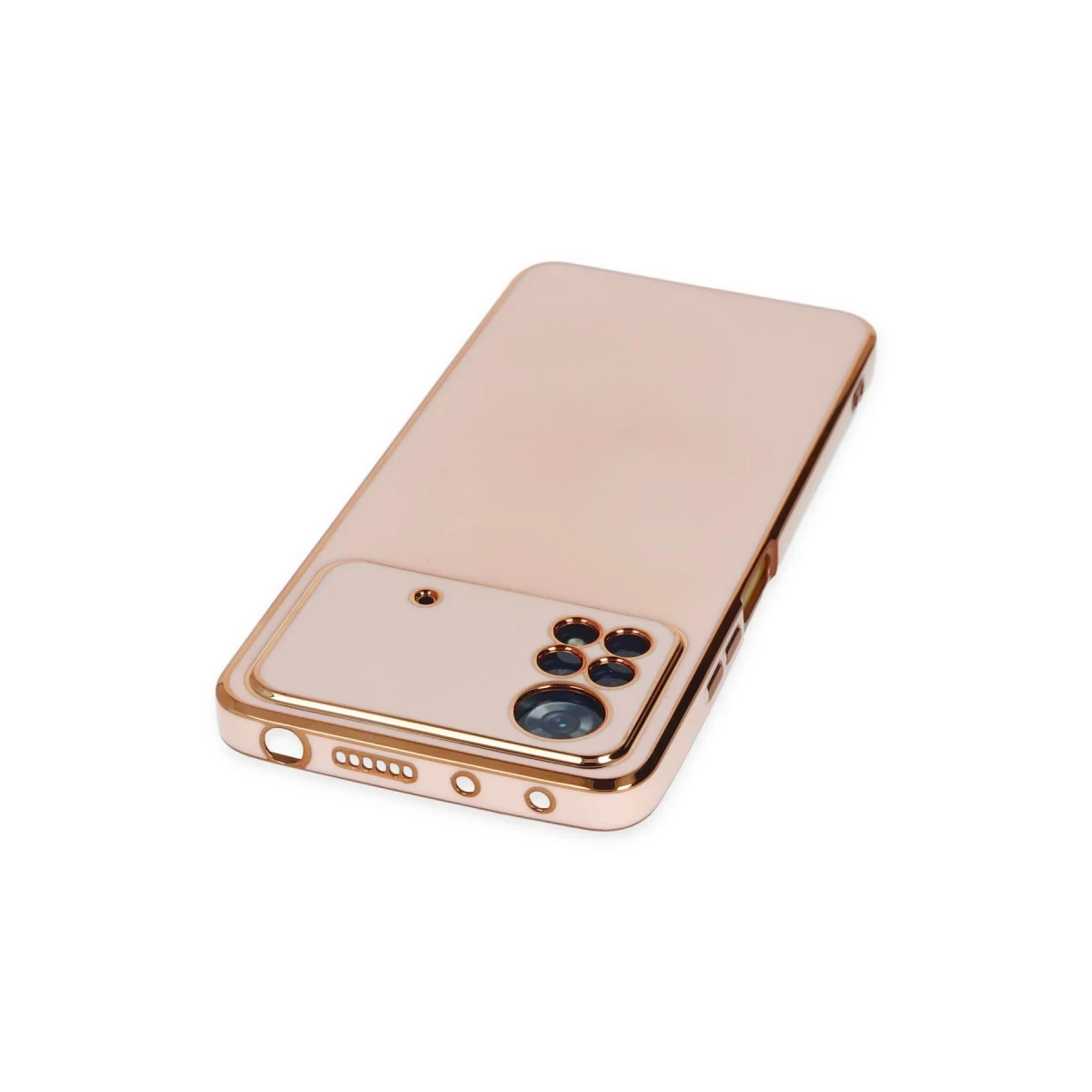 Xiaomi Poco X4 Pro 5G Kılıf Volet Silikon - Pembe