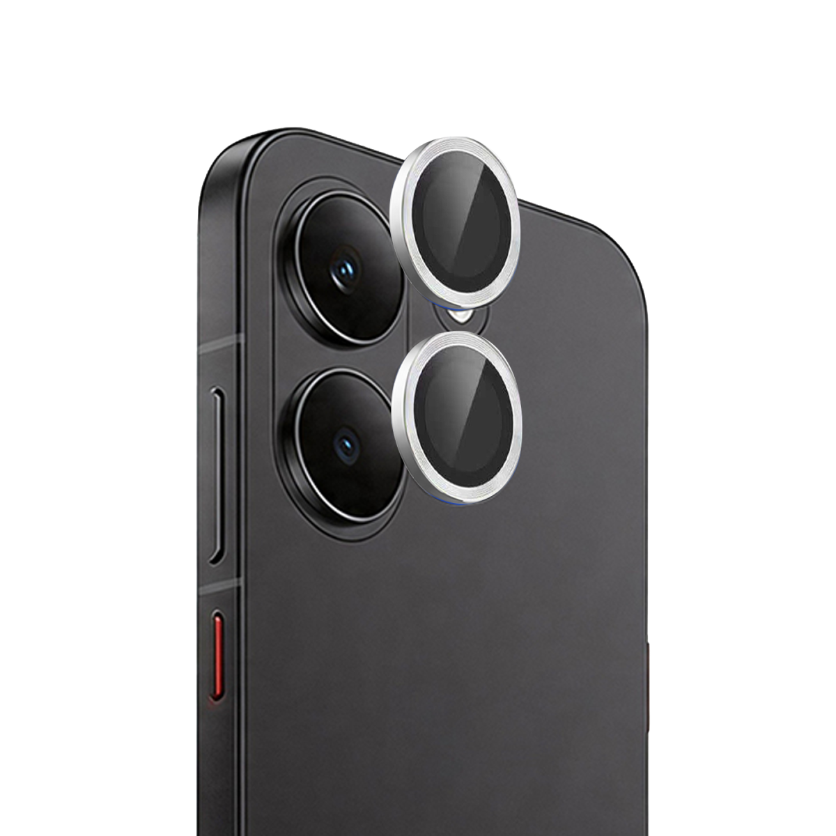 Xiaomi Poco X8 Pro Raze Metal Kamera Lens - Gümüş