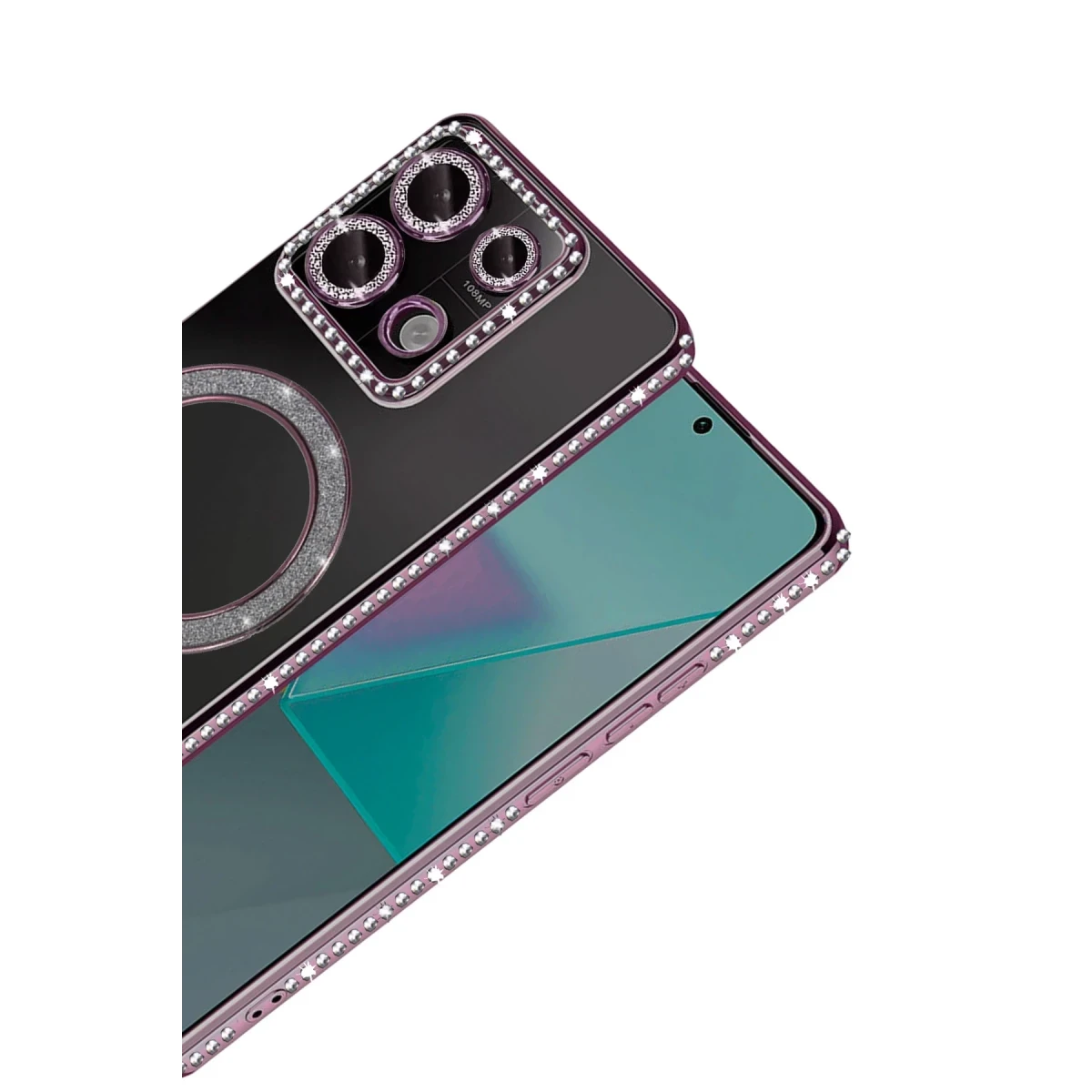 Xiaomi Redmi 13C Joke Simli Magneticsafe Kılıf - Pembe