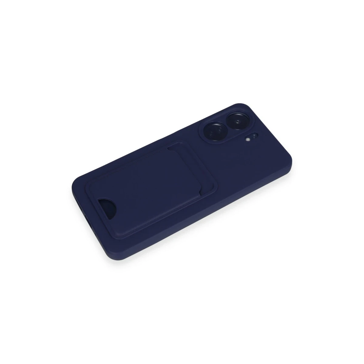 Xiaomi Redmi 13C Kılıf Kelvin Kartvizitli Silikon - Lacivert