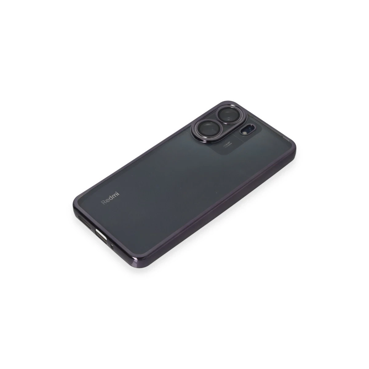 Xiaomi Redmi 13C Kılıf Razer Lensli Silikon - Mor