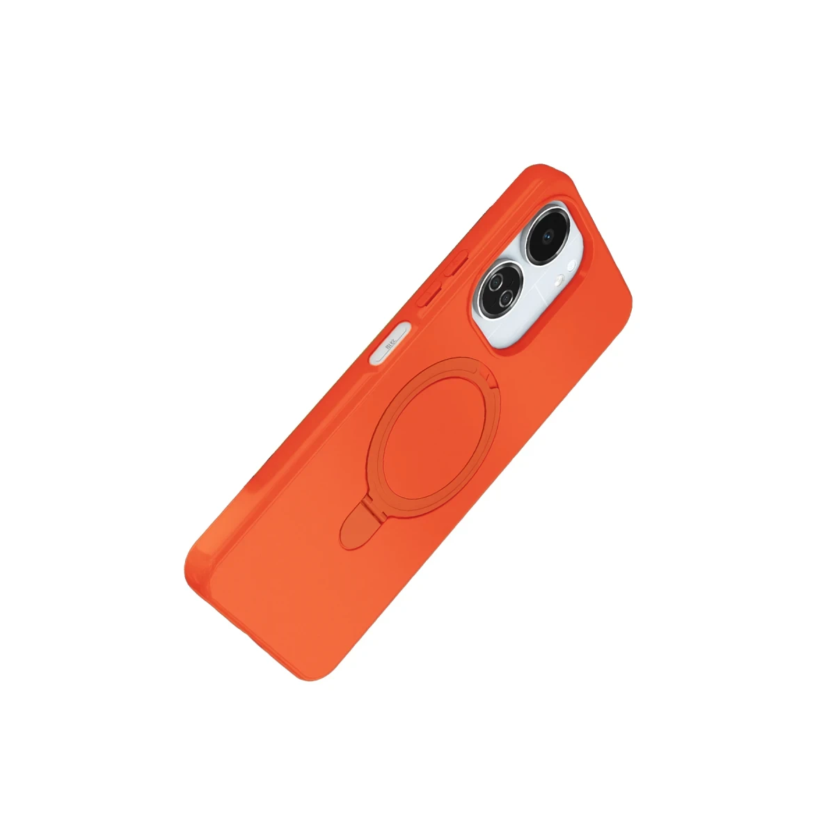 Xiaomi Redmi 13C Regal Magsafe Standlı Kapak - Turuncu