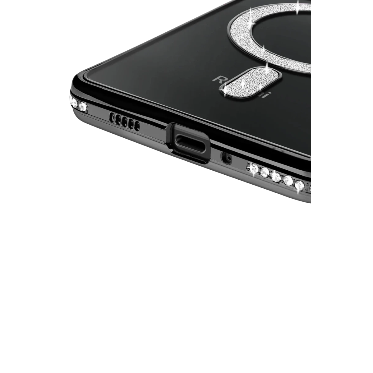 Xiaomi Redmi 14C Joke Simli Magneticsafe Kılıf - Siyah