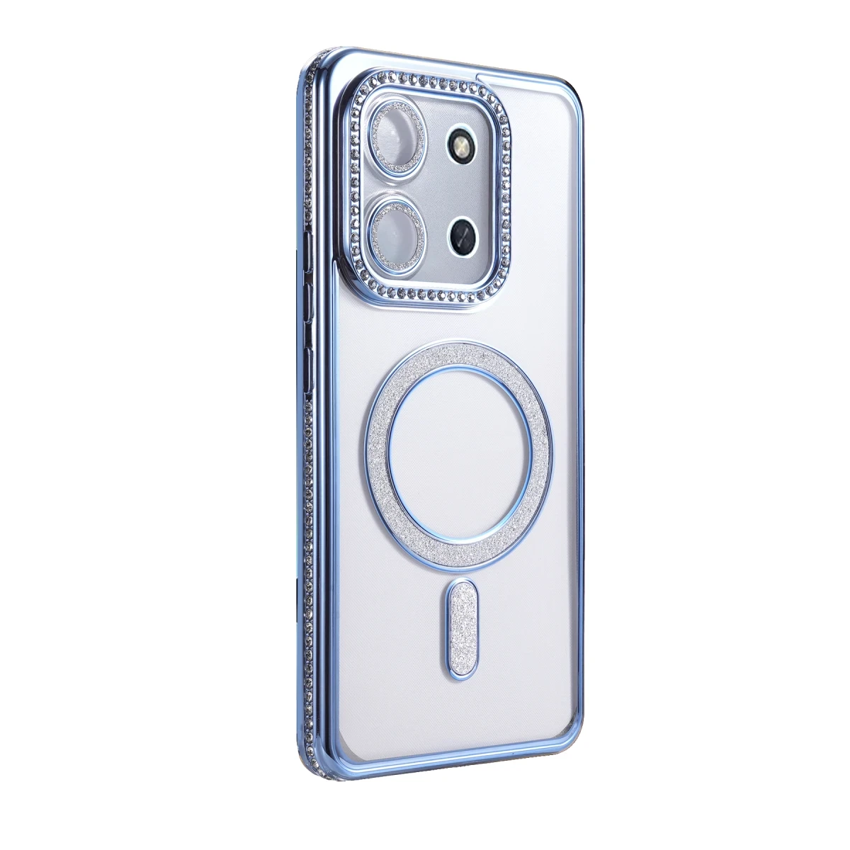 Xiaomi Redmi 15C 4G Joke Simli Magneticsafe Kılıf - Mavi