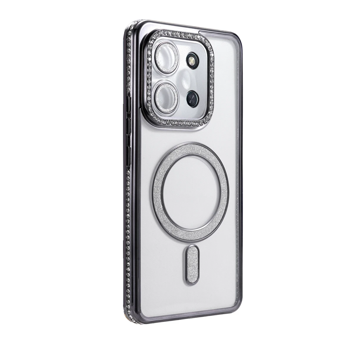Xiaomi Redmi 15C 4G Joke Simli Magneticsafe Kılıf - Siyah
