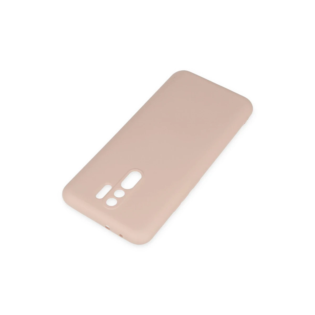 Xiaomi Redmi 9 Kılıf Nano içi Kadife Silikon - Pudra