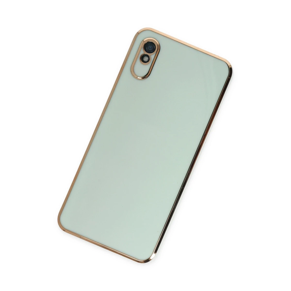 Xiaomi Redmi 9A Kılıf Volet Silikon - Açık Yeşil