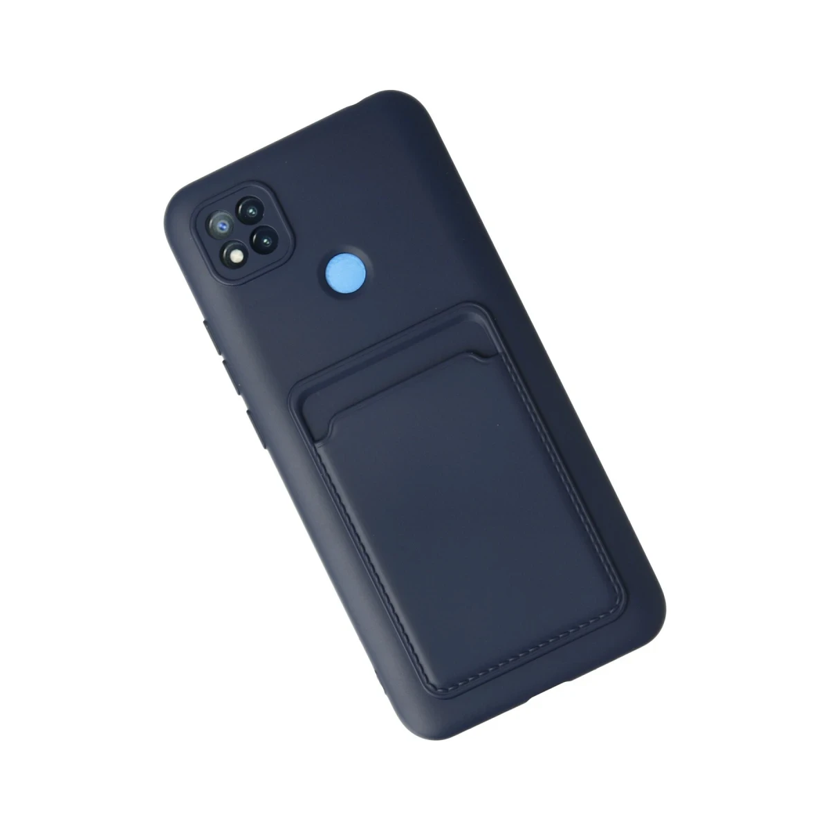 Xiaomi Redmi 9C Kılıf Kelvin Kartvizitli Silikon - Lacivert