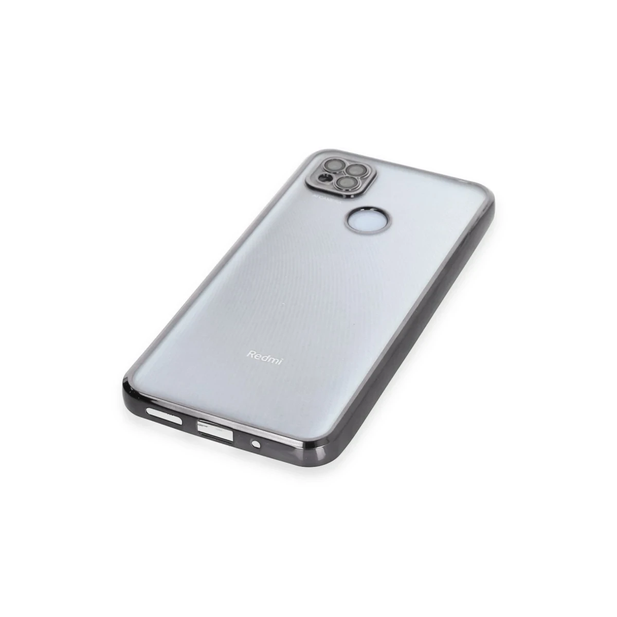 Xiaomi Redmi 9C Kılıf Razer Lensli Silikon - Siyah