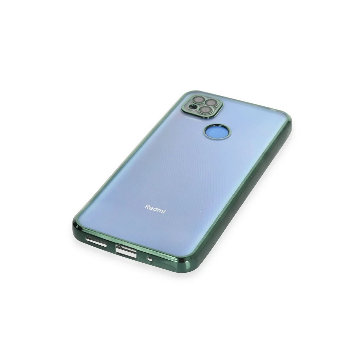 Xiaomi Redmi 9C Kılıf Razer Lensli Silikon - Yeşil