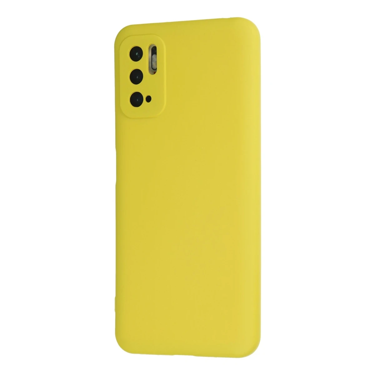 Xiaomi Redmi Note 10 5G Kılıf Nano içi Kadife Silikon - Sarı