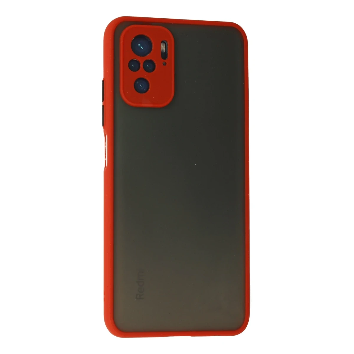 Xiaomi Redmi Note 10 Kılıf Montreal Silikon Kapak - Kırmızı