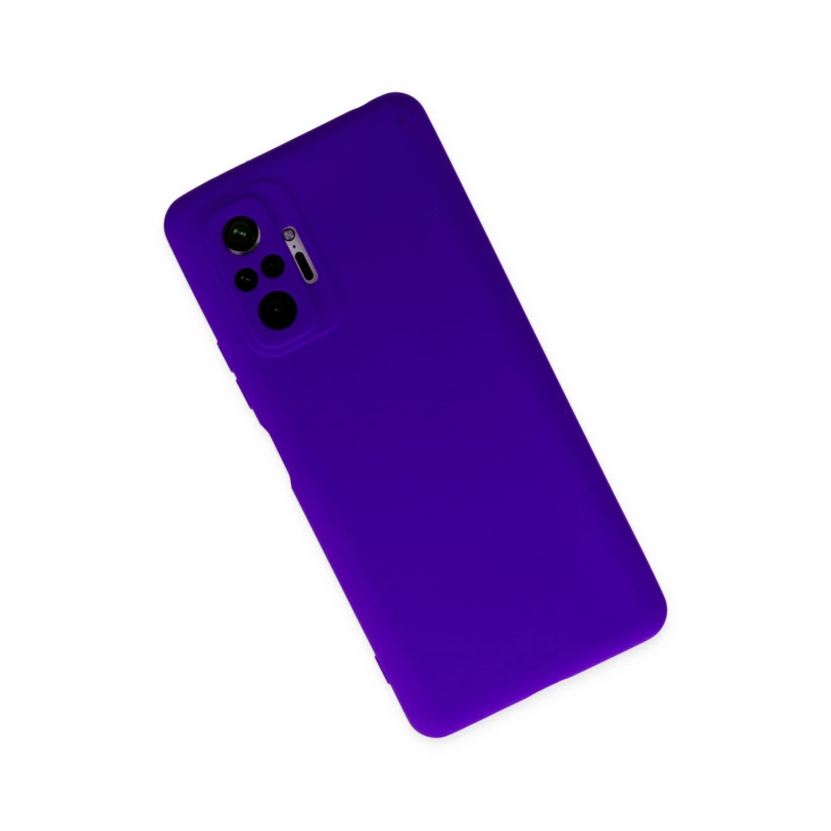 Xiaomi Redmi Note 10 Pro Kılıf Nano içi Kadife Silikon - Mor