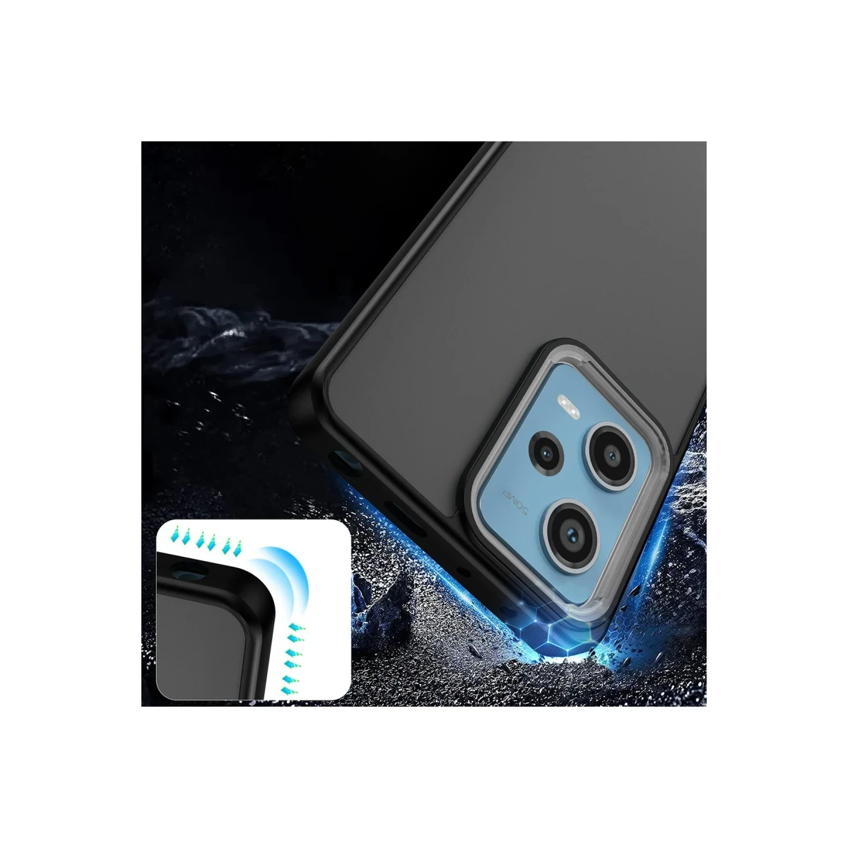 Xiaomi Redmi Note 12 4G Kılıf Elegant Kapak - Siyah