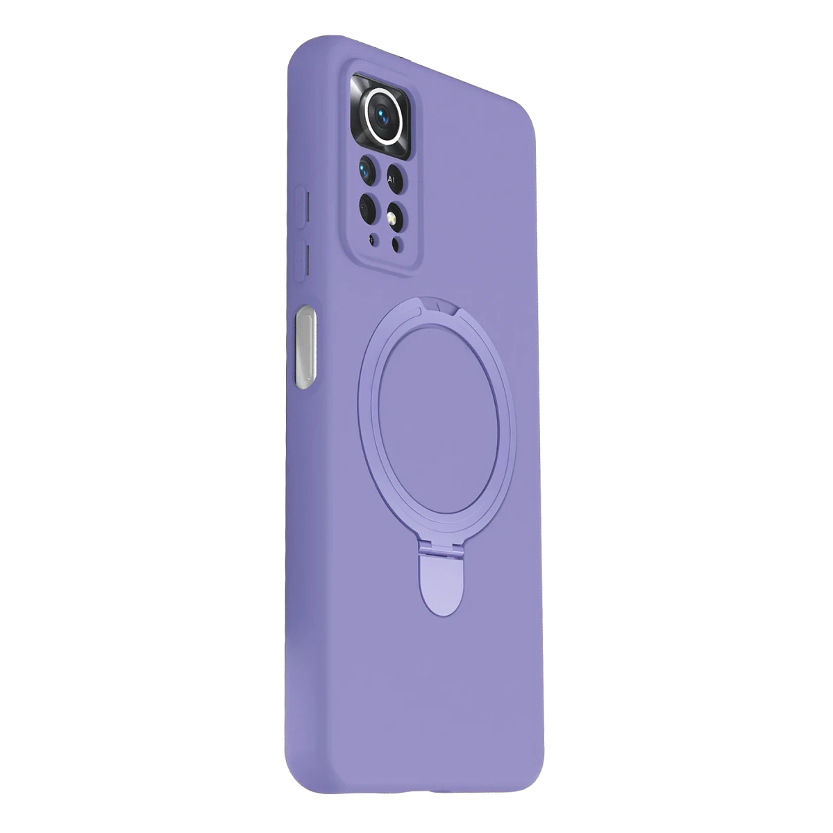 Xiaomi Redmi Note 12 Pro 4G Regal Magsafe Standlı Kapak - Lila