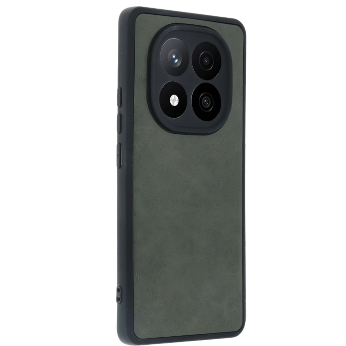 Xiaomi Redmi Note 14 Pro 5G Kılıf Aras Deri Kapak - Koyu Yeşil