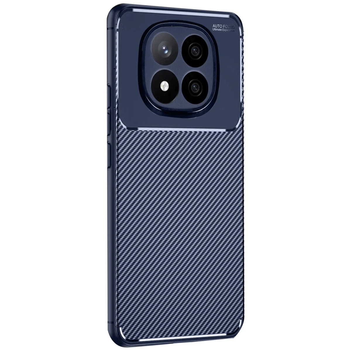 Xiaomi Redmi Note 14 Pro 5G Kılıf Auto Focus Karbon Kapak - Lacivert