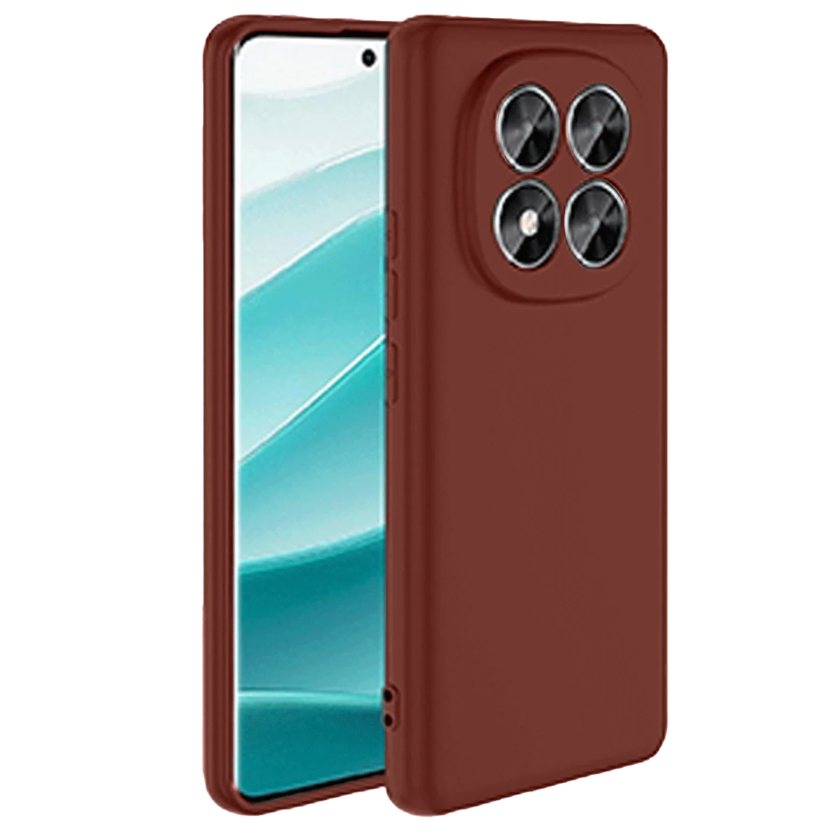 Xiaomi Redmi Note 14 Pro 5G Kılıf First Silikon - Bordo