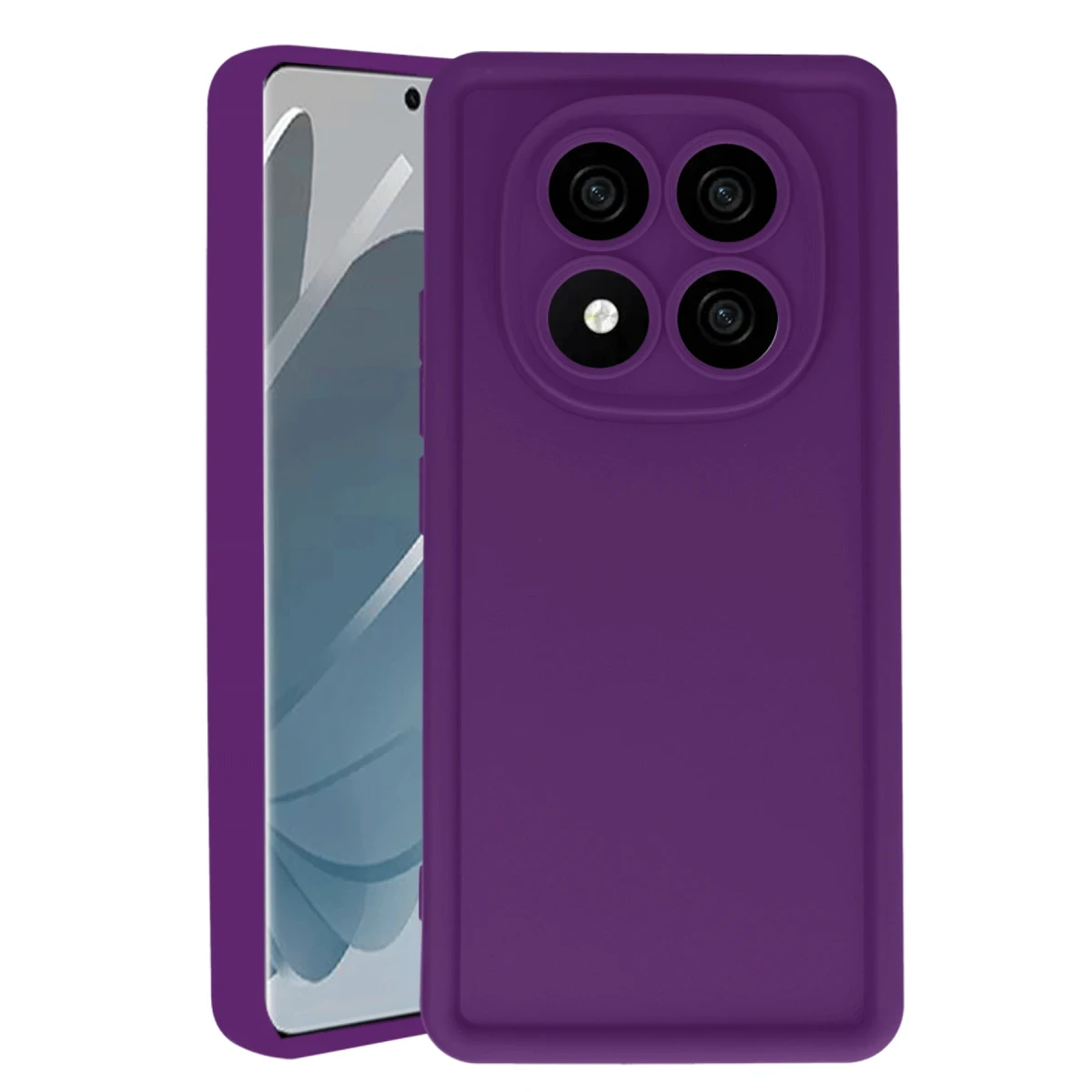 Xiaomi Redmi Note 14 Pro 5G Kılıf Viera Silikon - Mürdüm