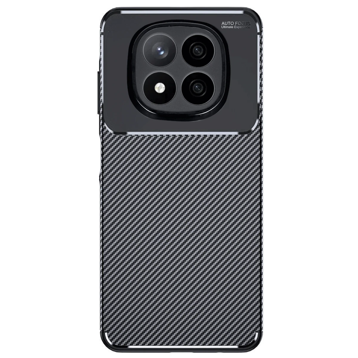 Xiaomi Redmi Note 14 Pro Plus Kılıf Auto Focus Karbon Kapak - Siyah