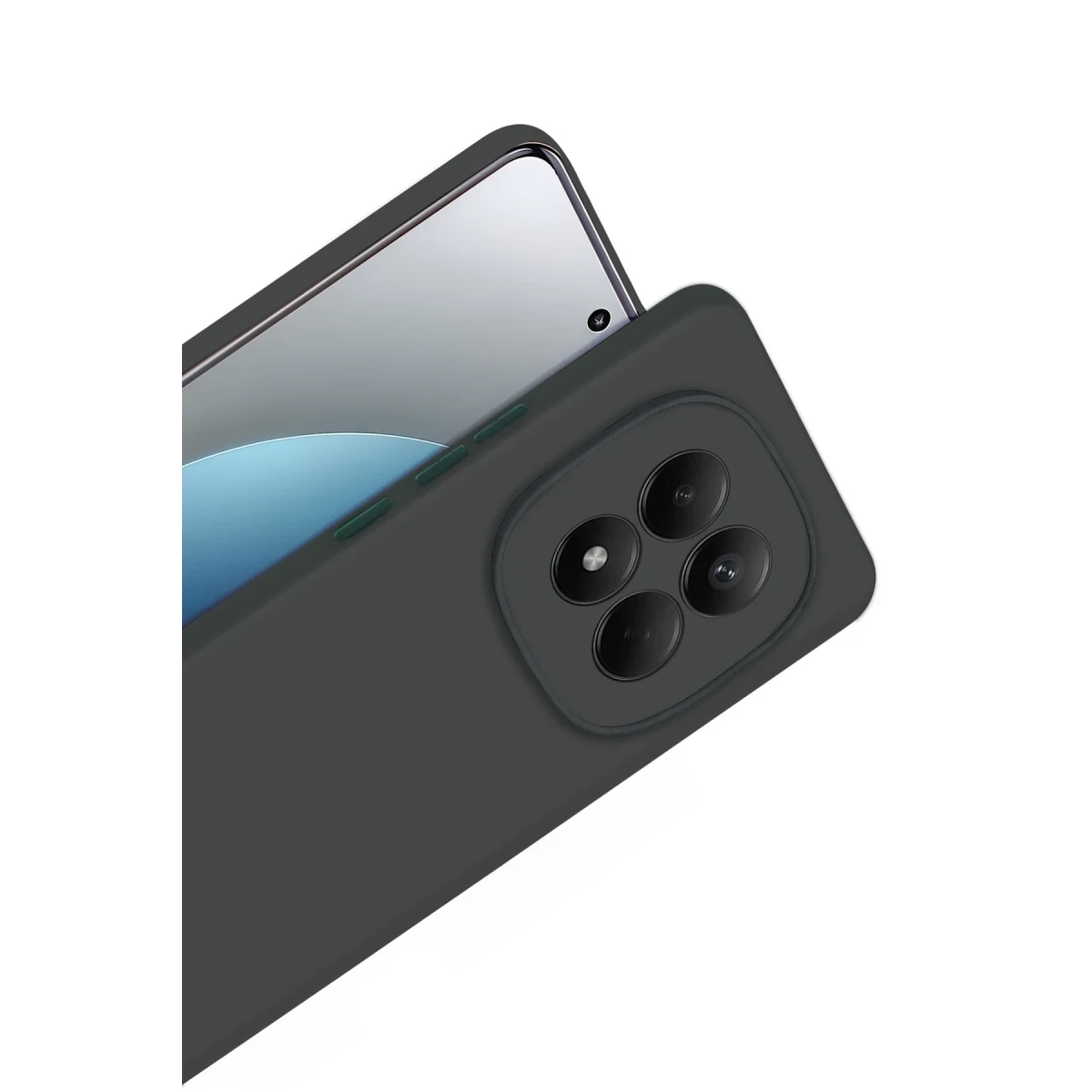 Xiaomi Redmi Note 15 4G First Silikon - Koyu Yeşil