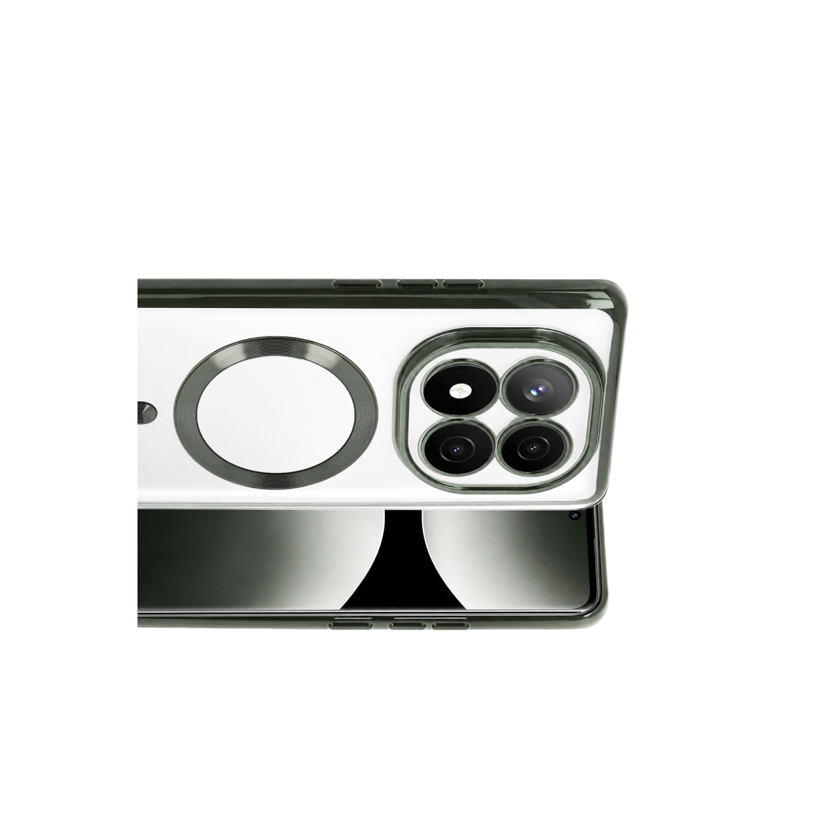 Xiaomi Redmi Note 15 4G Kross Magneticsafe Kapak - Koyu Yeşil